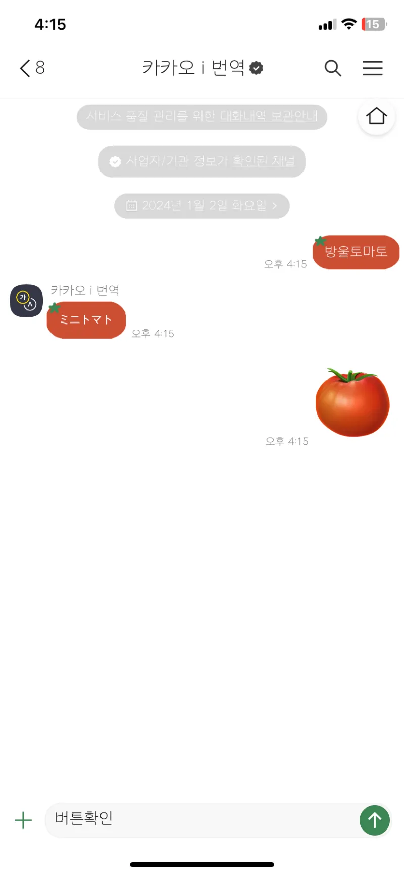 방울토마토 테마